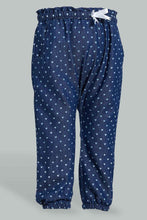 Load image into Gallery viewer, Redtag-Dark-Wash-Harem-Jean-Jeans-Harem-Fit-Infant-Girls-3 to 24 Months
