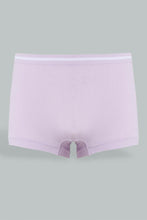 Load image into Gallery viewer, Redtag-White-And-Purple-Seamless-Boyleg-Brief-(Pack-of-2)-365,-Colour:Purple,-Colour:White,-ESS,-Filter:Senior-Girls-(9-to-14-Yrs),-GSR-Briefs,-New-In,-New-In-GSR,-Non-Sale,-Section:Kidswear-Senior-Girls-9 to 14 Years
