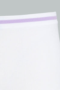 Redtag-White-And-Purple-Seamless-Boyleg-Brief-(Pack-of-2)-365,-Colour:Purple,-Colour:White,-ESS,-Filter:Senior-Girls-(9-to-14-Yrs),-GSR-Briefs,-New-In,-New-In-GSR,-Non-Sale,-Section:Kidswear-Senior-Girls-9 to 14 Years