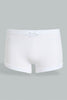 White And Blue Jacquard Boyleg Brief (Pack of 2)