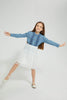 Redtag-Denim-Frill-Front-Blouse-Colour:Denim,-Filter:Girls-(2-to-8-Yrs),-Girls-Blouses,-New-In,-New-In-GIR,-Non-Sale,-S22B,-Section:Kidswear-Girls-2 to 8 Years