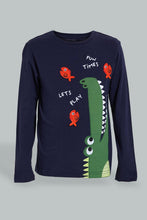 Load image into Gallery viewer, Redtag-Blue-Crocodile-Pyjama-Set-Boys-Pyjama-Sets,-Colour:Blue,-Filter:Boys-(2-to-8-Yrs),-New-In,-New-In-BOY,-Non-Sale,-S22A,-Section:Kidswear-Boys-2 to 8 Years

