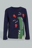 Redtag-Blue-Crocodile-Pyjama-Set-Boys-Pyjama-Sets,-Colour:Blue,-Filter:Boys-(2-to-8-Yrs),-New-In,-New-In-BOY,-Non-Sale,-S22A,-Section:Kidswear-Boys-2 to 8 Years