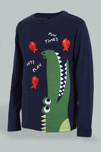 Load image into Gallery viewer, Redtag-Blue-Crocodile-Pyjama-Set-Boys-Pyjama-Sets,-Colour:Blue,-Filter:Boys-(2-to-8-Yrs),-New-In,-New-In-BOY,-Non-Sale,-S22A,-Section:Kidswear-Boys-2 to 8 Years
