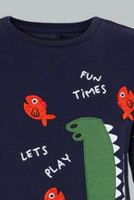 Load image into Gallery viewer, Redtag-Blue-Crocodile-Pyjama-Set-Boys-Pyjama-Sets,-Colour:Blue,-Filter:Boys-(2-to-8-Yrs),-New-In,-New-In-BOY,-Non-Sale,-S22A,-Section:Kidswear-Boys-2 to 8 Years
