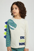 Load image into Gallery viewer, Redtag-Navy-Monster-Pyjama-Set-Pyjama-Sets-Boys-2 to 8 Years
