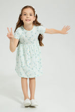 Load image into Gallery viewer, Redtag-White-Polka-Spot-Printed-Knit-Dress-Colour:White,-Filter:Girls-(2-to-8-Yrs),-Girls-Dresses,-New-In,-New-In-GIR,-Non-Sale,-PPE,-S22B,-Section:Kidswear-Girls-2 to 8 Years
