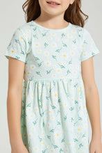 Load image into Gallery viewer, Redtag-White-Polka-Spot-Printed-Knit-Dress-Colour:White,-Filter:Girls-(2-to-8-Yrs),-Girls-Dresses,-New-In,-New-In-GIR,-Non-Sale,-PPE,-S22B,-Section:Kidswear-Girls-2 to 8 Years
