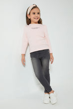 Load image into Gallery viewer, Redtag-Grey-Basic-5Pocket-Jean-Jeans-Slim-Fit-Girls-2 to 8 Years
