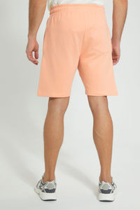 Redtag-Mint-Orange-Loungewear-Shorts-Loungewear-Men's-