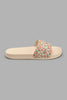 Redtag-Beige-Floral-Print-Slide-Sliders-Women's-