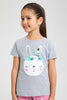 Redtag-Pink-Aop-Girl-Print-Nightsuit-Pyjama-Sets-Girls-2 to 8 Years