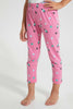 Redtag-Pink-Aop-Girl-Print-Nightsuit-Pyjama-Sets-Girls-2 to 8 Years