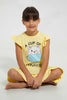 Redtag-Yellow-Aop-Print-Owl-Nightshirt-Nightshirts-Girls-2 to 8 Years