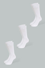 Load image into Gallery viewer, Redtag-White-3Pk-Men&#39;S-Formal-Socks-Ankle-Length-Men&#39;s-
