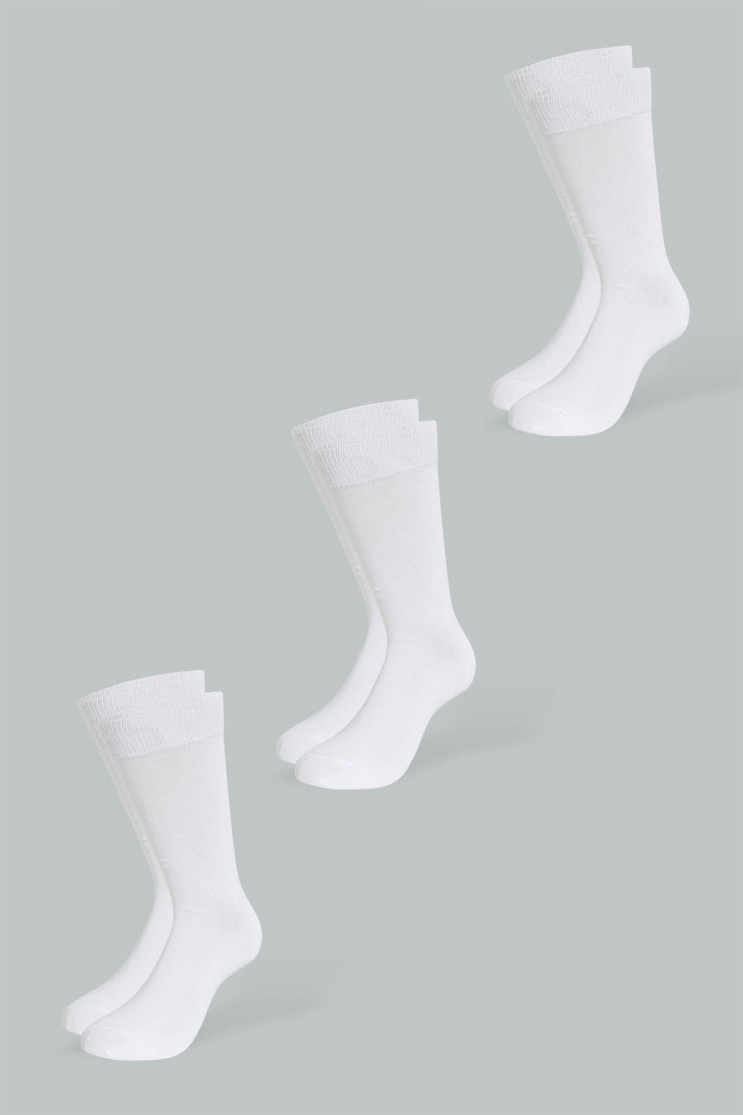 Redtag-White-3Pk-Men'S-Formal-Socks-Ankle-Length-Men's-