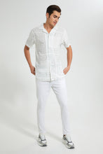 Load image into Gallery viewer, Redtag-White-Printed-Shirt-Casual-Shirts-Men&#39;s-
