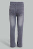 Redtag-Grey-Basic-5-Pocket-Jegging-Jeggings-Girls-2 to 8 Years