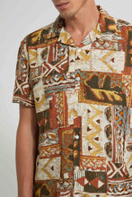 Load image into Gallery viewer, Redtag-Beige-Printed-Shirt-Casual-Shirts-Men&#39;s-
