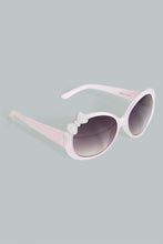 Load image into Gallery viewer, Redtag-Pink-Embellished-Oval-Sunglasses-For-Girls-Colour:Pink,-Filter:Girls-Accessories,-GIR-Sunglasses,-New-In,-New-In-GIR-ACC,-Non-Sale,-S22A-Girls-
