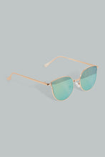 Load image into Gallery viewer, Redtag-Gold-Cat-Eye-Sunglasses-For-Girls-Colour:Gold,-Filter:Girls-Accessories,-GIR-Sunglasses,-New-In,-New-In-GIR-ACC,-Non-Sale,-S22A-Girls-
