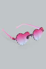 Load image into Gallery viewer, Redtag-Pink-Heart-Shape-Sunglasses-For-Girls-Colour:Pink,-Filter:Girls-Accessories,-GIR-Sunglasses,-New-In,-New-In-GIR-ACC,-Non-Sale,-S22A-Girls-
