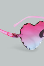 Load image into Gallery viewer, Redtag-Pink-Heart-Shape-Sunglasses-For-Girls-Colour:Pink,-Filter:Girls-Accessories,-GIR-Sunglasses,-New-In,-New-In-GIR-ACC,-Non-Sale,-S22A-Girls-
