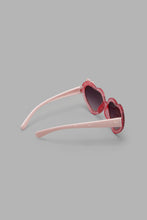 Load image into Gallery viewer, Redtag-Heart-Shape-Embellished-Sunglasses-Sunglasses-Girls-
