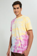 Load image into Gallery viewer, Redtag-Multi-Color-Printed-T-Shirt-All-Over-Prints-Men&#39;s-
