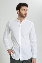 Load image into Gallery viewer, Redtag-White-Mandarin-Collar-Shirt-Colour:White,-Filter:Men&#39;s-Clothing,-Men-Shirts,-New-In,-New-In-Men,-Non-Sale,-S22B,-Section:Men-Men&#39;s-
