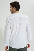 Load image into Gallery viewer, Redtag-White-Mandarin-Collar-Shirt-Colour:White,-Filter:Men&#39;s-Clothing,-Men-Shirts,-New-In,-New-In-Men,-Non-Sale,-S22B,-Section:Men-Men&#39;s-
