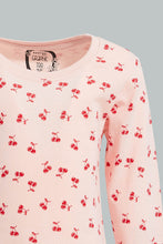 Load image into Gallery viewer, Redtag-Pink-L/S-Graphic-T-Shirt-Graphic-Prints-Infant-Girls-3 to 24 Months
