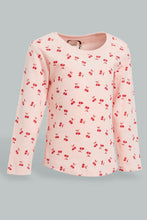 Load image into Gallery viewer, Redtag-Pink-L/S-Graphic-T-Shirt-Graphic-Prints-Infant-Girls-3 to 24 Months
