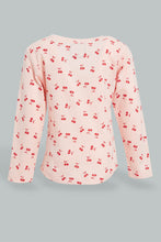 Load image into Gallery viewer, Redtag-Pink-L/S-Graphic-T-Shirt-Graphic-Prints-Infant-Girls-3 to 24 Months
