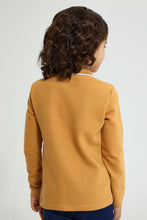 Load image into Gallery viewer, Redtag-Yellow-Ottoman-Long-Sleeve-Polo-Shirt-Polo-Shirts-Boys-2 to 8 Years
