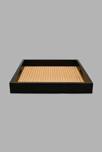 تنزيل الصورة على معرض الصور، Redtag-Brown-Square-Tray-Trays-Home-Dining-
