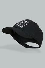 Load image into Gallery viewer, Redtag-Black-Embroidered-Cap-Caps-Boys-
