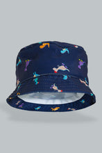 Load image into Gallery viewer, Redtag-Navy-Character-Printed-Cap-Caps-Boys-
