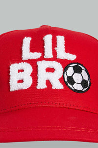 Redtag-Red-Embroidered-Cap-Caps-Boys-