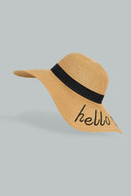 Load image into Gallery viewer, Redtag-Beige-Printed-Embellished-Hat-Hats-Women-
