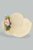 Redtag-Beige-Floral-Embellished-Hat-Hats-Women-