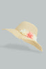 Redtag-Beige-Floral-Embellished-Hat-Hats-Women-