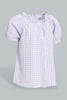 Redtag-Lilac-Schifly-Front-Button-Top-Blouses-Infant-Girls-3 to 24 Months
