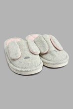 Load image into Gallery viewer, Redtag-Pale-Grey-Bunny-Ear-Slippers-Colour:Grey,-Filter:Girls-Footwear-(5-to-14-Yrs),-GSR-Slippers,-New-In,-New-In-GSR-FOO,-Non-Sale,-S22B,-Section:Kidswear-Senior-Girls-5 to 14 Years
