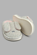 Load image into Gallery viewer, Redtag-Pale-Grey-Bunny-Ear-Slippers-Colour:Grey,-Filter:Girls-Footwear-(5-to-14-Yrs),-GSR-Slippers,-New-In,-New-In-GSR-FOO,-Non-Sale,-S22B,-Section:Kidswear-Senior-Girls-5 to 14 Years
