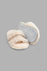 Redtag-Sand-Slide-Slippers-Colour:Sand,-Filter:Girls-Footwear-(5-to-14-Yrs),-GSR-Slippers,-New-In,-New-In-GSR-FOO,-Non-Sale,-S22B,-Section:Kidswear-Senior-Girls-5 to 14 Years