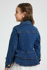 Redtag-Blue-Denim-Crop-Jacket-Jackets-Girls-2 to 8 Years