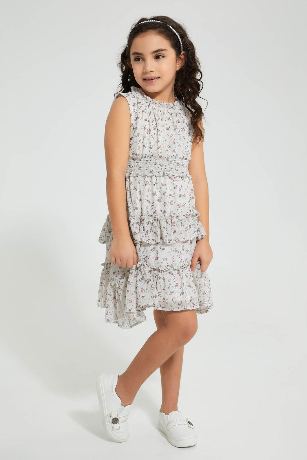 Redtag-Assorted-Tiered-Dress-Colour:Assorted,-Filter:Girls-(2-to-8-Yrs),-Girls-Dresses,-New-In,-New-In-GIR,-Non-Sale,-S22A,-Section:Kidswear-Girls-2 to 8 Years