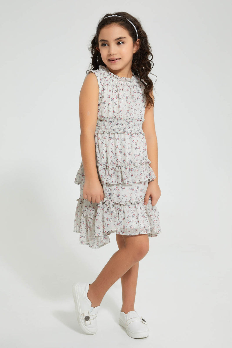 Redtag-Assorted-Tiered-Dress-Colour:Assorted,-Filter:Girls-(2-to-8-Yrs),-Girls-Dresses,-New-In,-New-In-GIR,-Non-Sale,-S22A,-Section:Kidswear-Girls-2 to 8 Years
