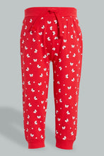 Load image into Gallery viewer, Redtag-Coral-Placement-Print-Trackpant-Joggers-Infant-Girls-3 to 24 Months
